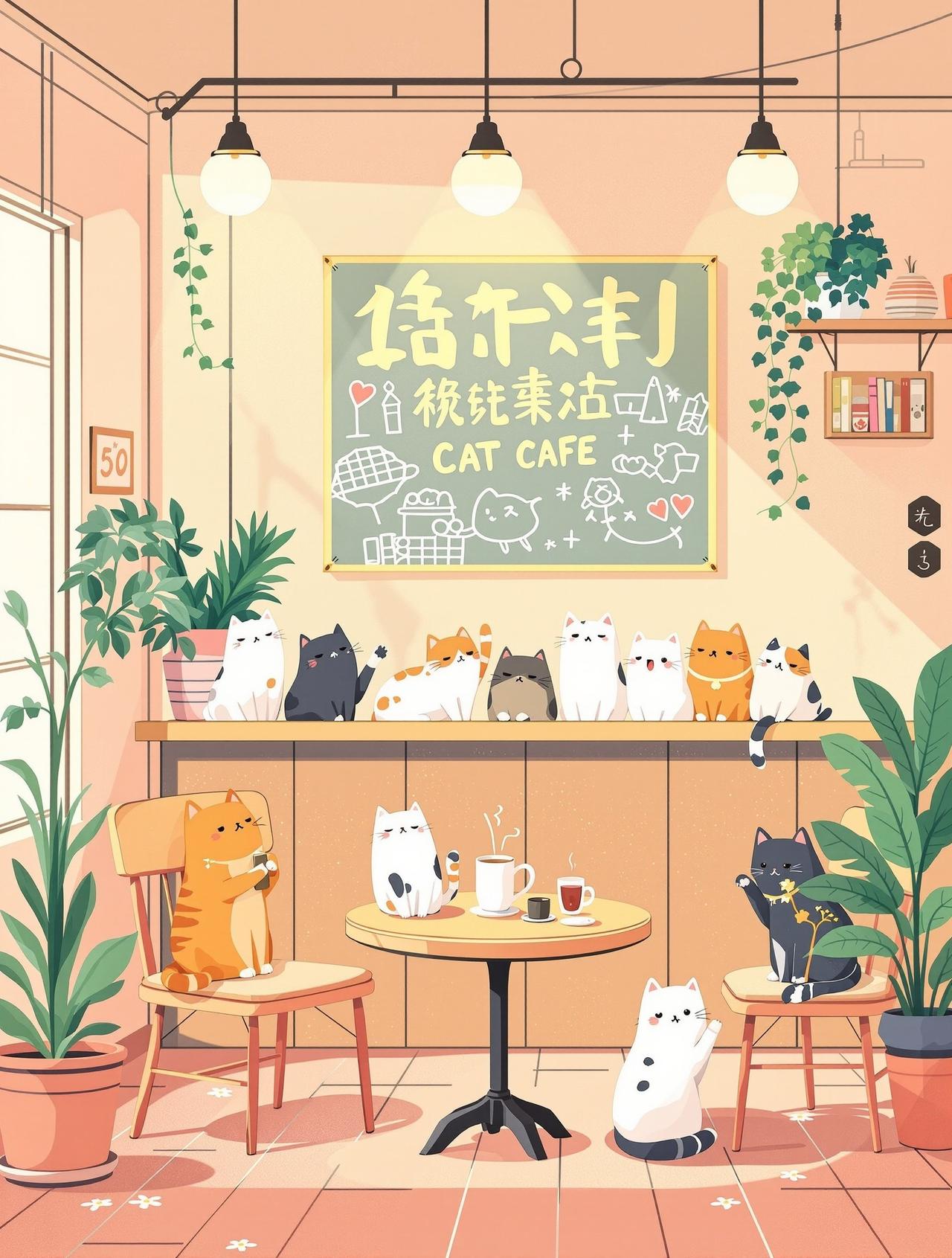 搜短剧ai - 猫咪咖啡馆的日常